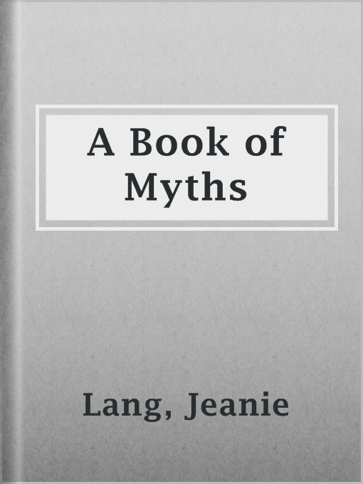 Cover image for A Book of Myths